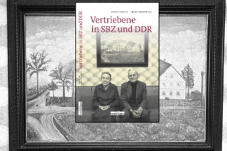 Silderbild mit Buchtitel "Vertriebene in SBZ und DDR"