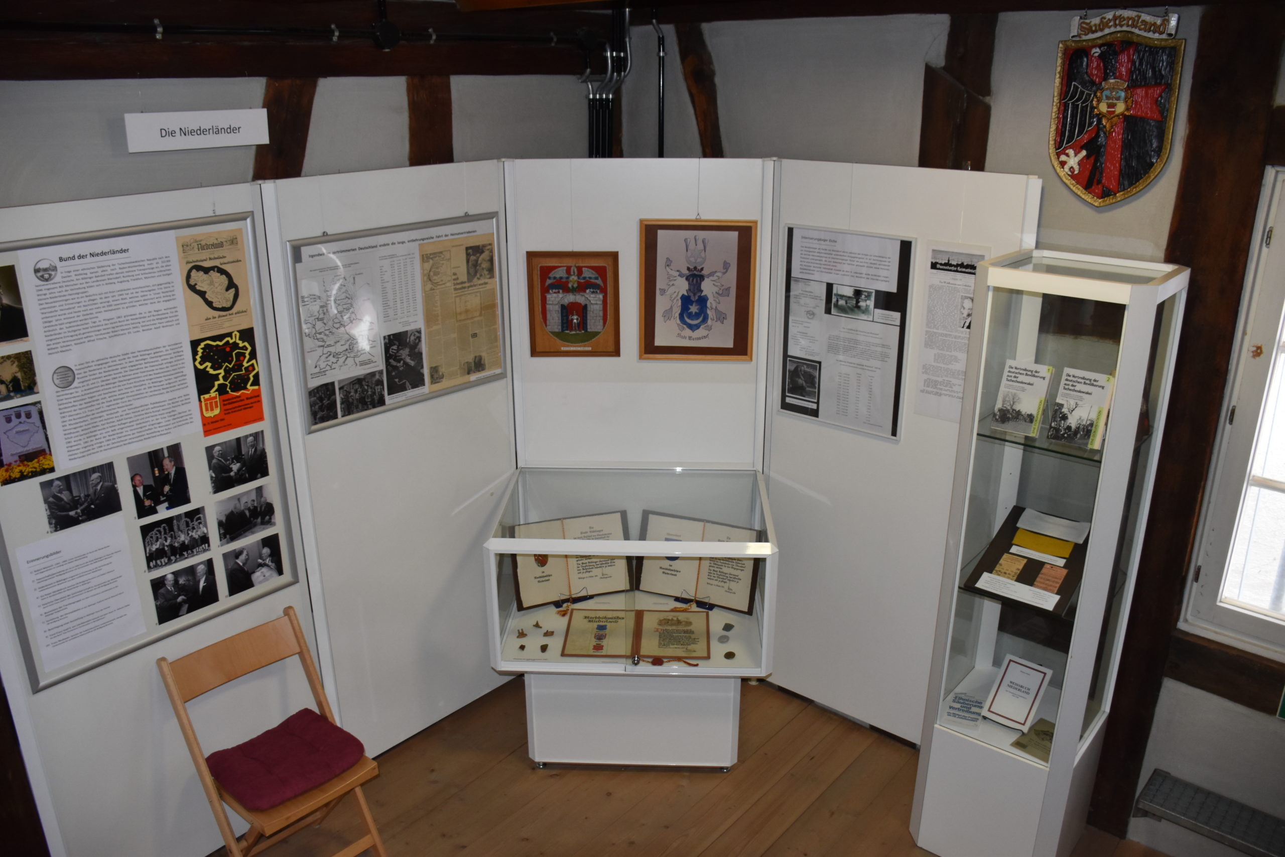 Foto: Ausstellung im Heimatmuseum Nordböhmisches Niederland