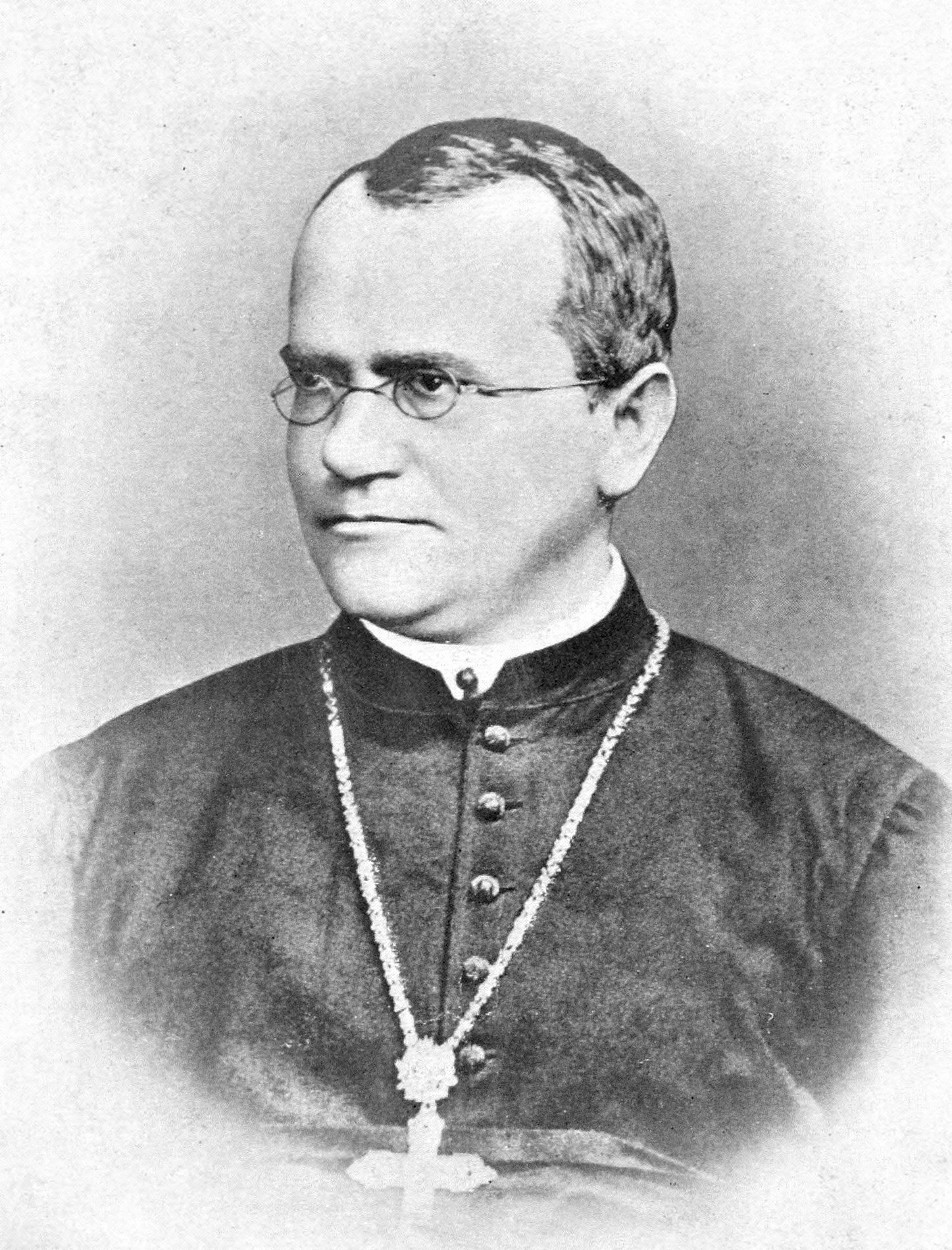 Historisches Foto: Gregor Mendel als Mönch