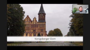 Lars Fernkorn verwies in seinem Online-Vortrag auf die spannende Geschichte des Königsberger Doms